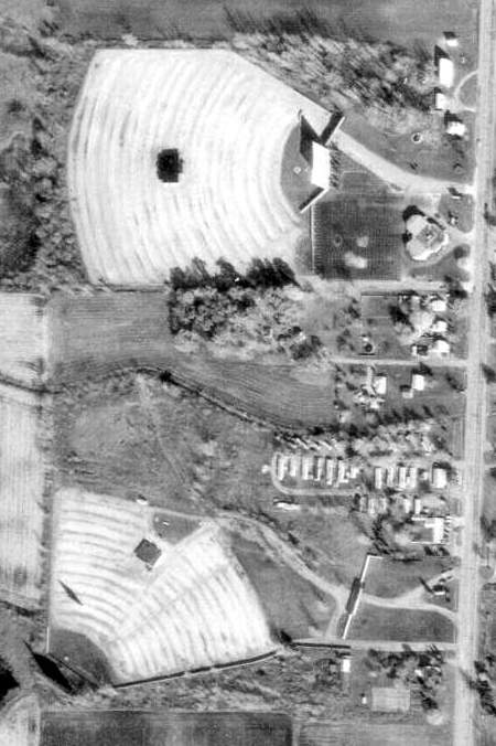Denniston Drive-In Theatre - Denniston-Bel Aire Aerial 10-24-81